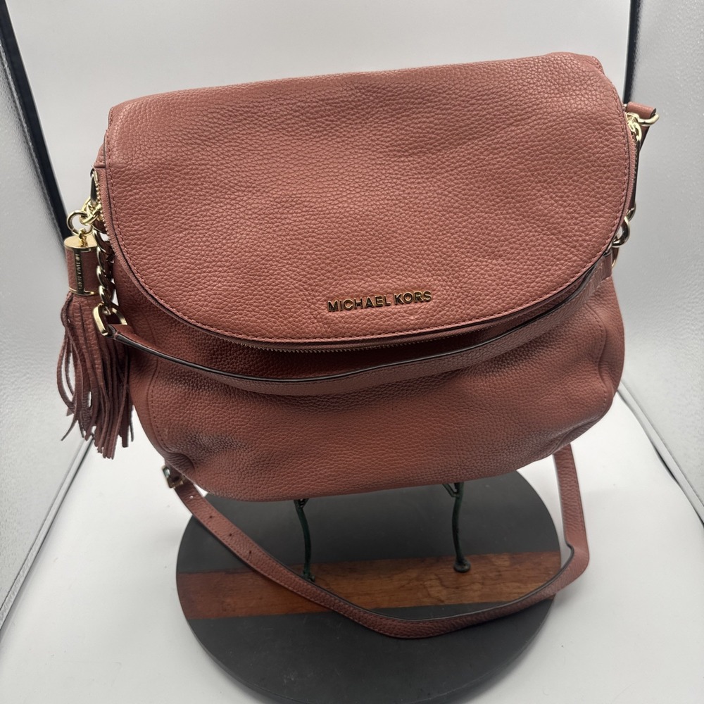 2way Bag MICHAEL KORS Pebbled Leather Crossbody/ Shoulder Blush Quiet Luxury
